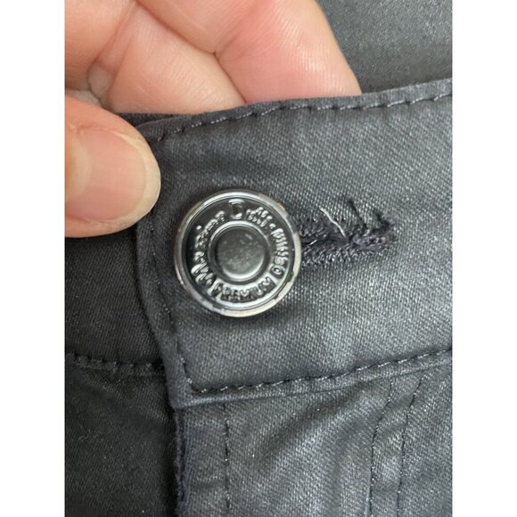 Massimo Dutti Skinny Moto Jeans Pants Women’s Sz 4 Black Denim Designer Biker - Picture 3 of 9